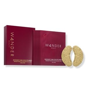 Wander Beauty Baggage Claim Gold Eye Masks